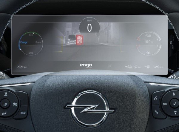 Opel Grandland GS Mat Ekran Koruyucu Dijital Gösterge 12 İnç