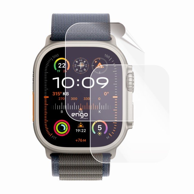 Apple Watch Ultra 2 Ekran Koruyucu 49mm Şeffaf TPU