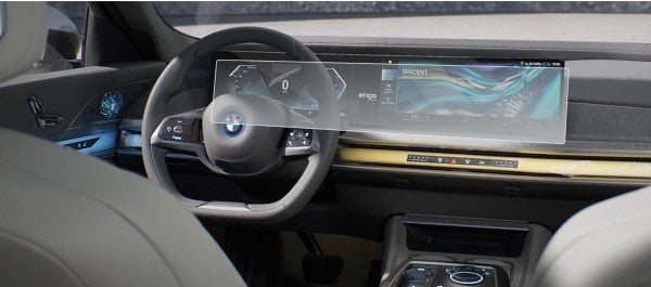 BMW i7 Mat Ekran Koruyucu Şeffaf Tam Kaplama Tek Parça 