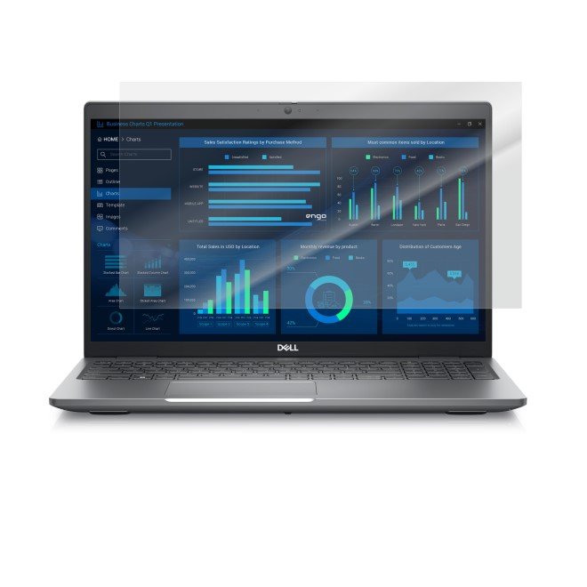 Dell Precision 3581 15 inç Mat Ekran Koruyucu Şeffaf