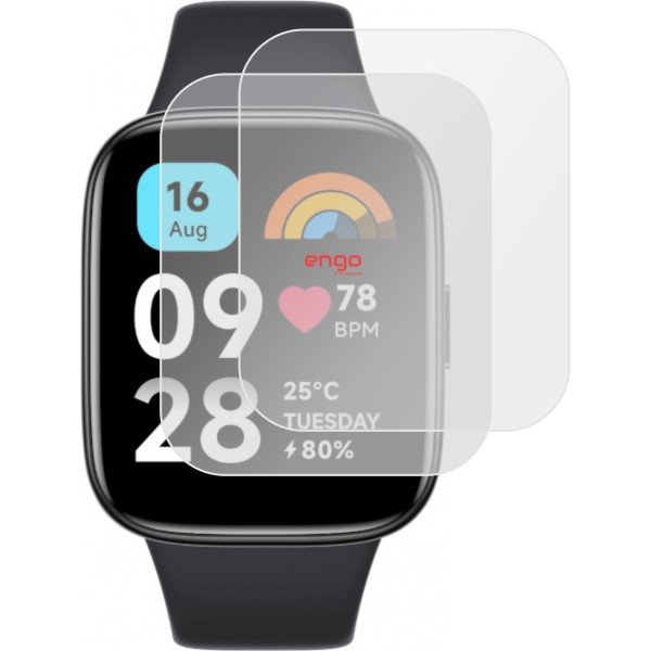 Xiaomi Redmi Watch 3 Active Mat Ekran Koruyucu 2 Adet