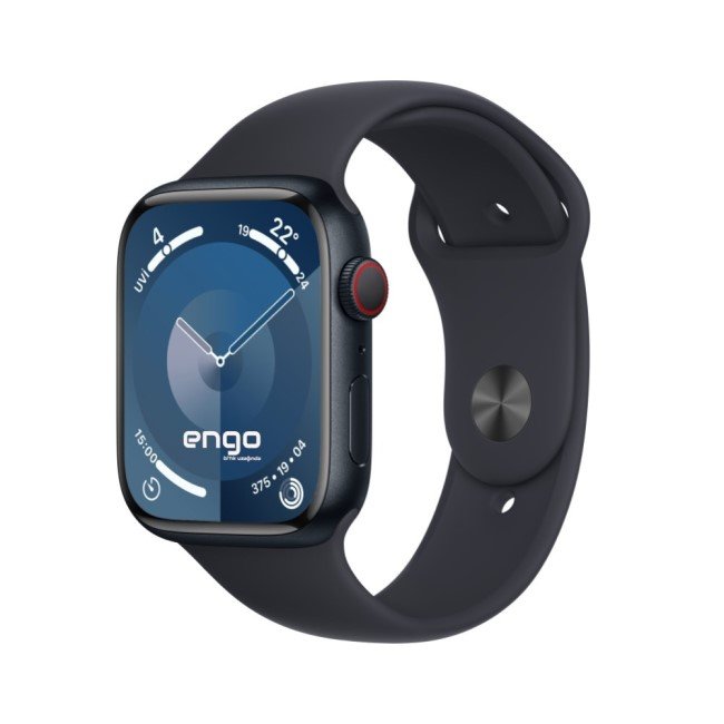 Apple Watch 9 45mm Spor Kordon Premium Suya Dayanıklı M/L