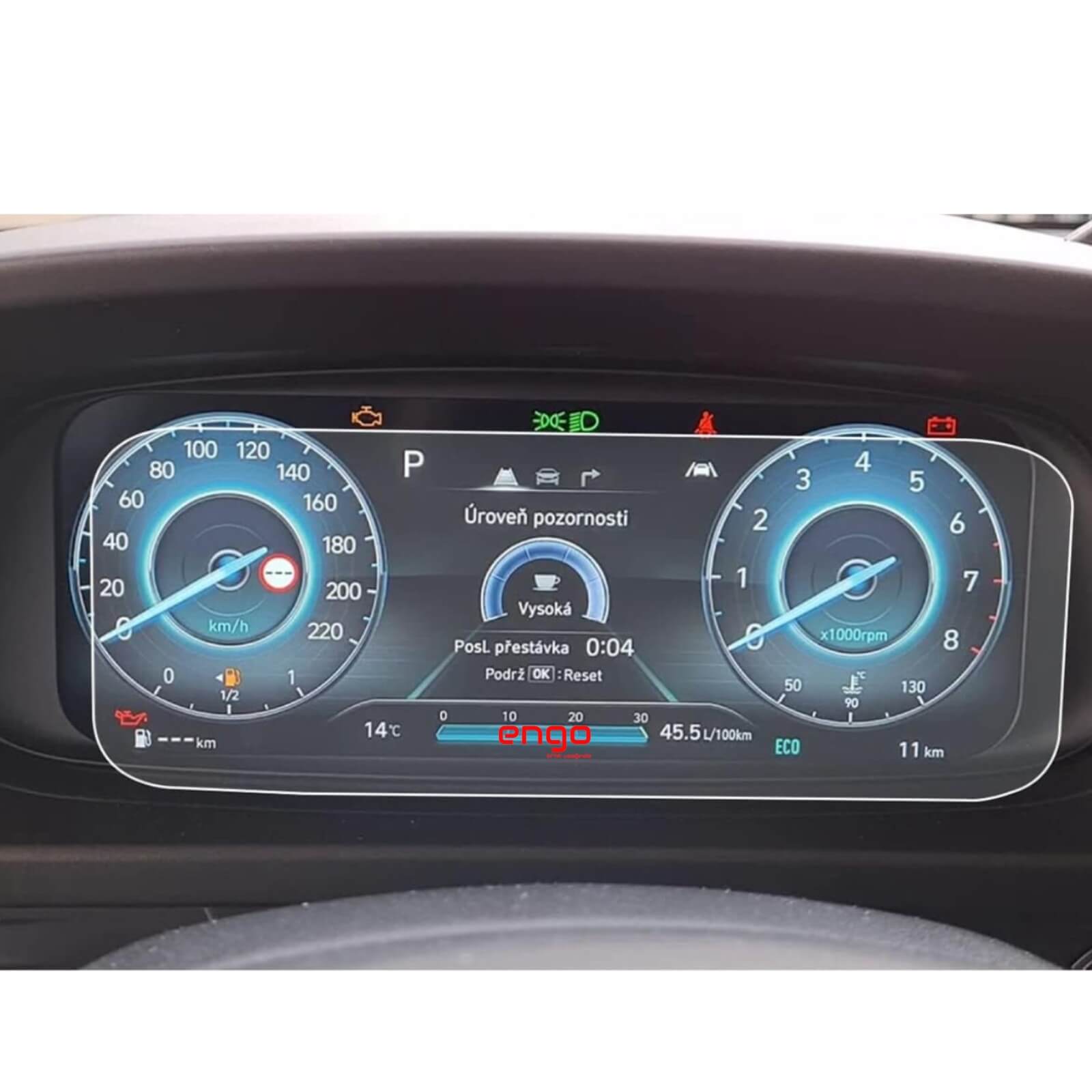 Hyundai i20 Mat Ekran Koruyucu Dijital Gösterge 10.25 inç