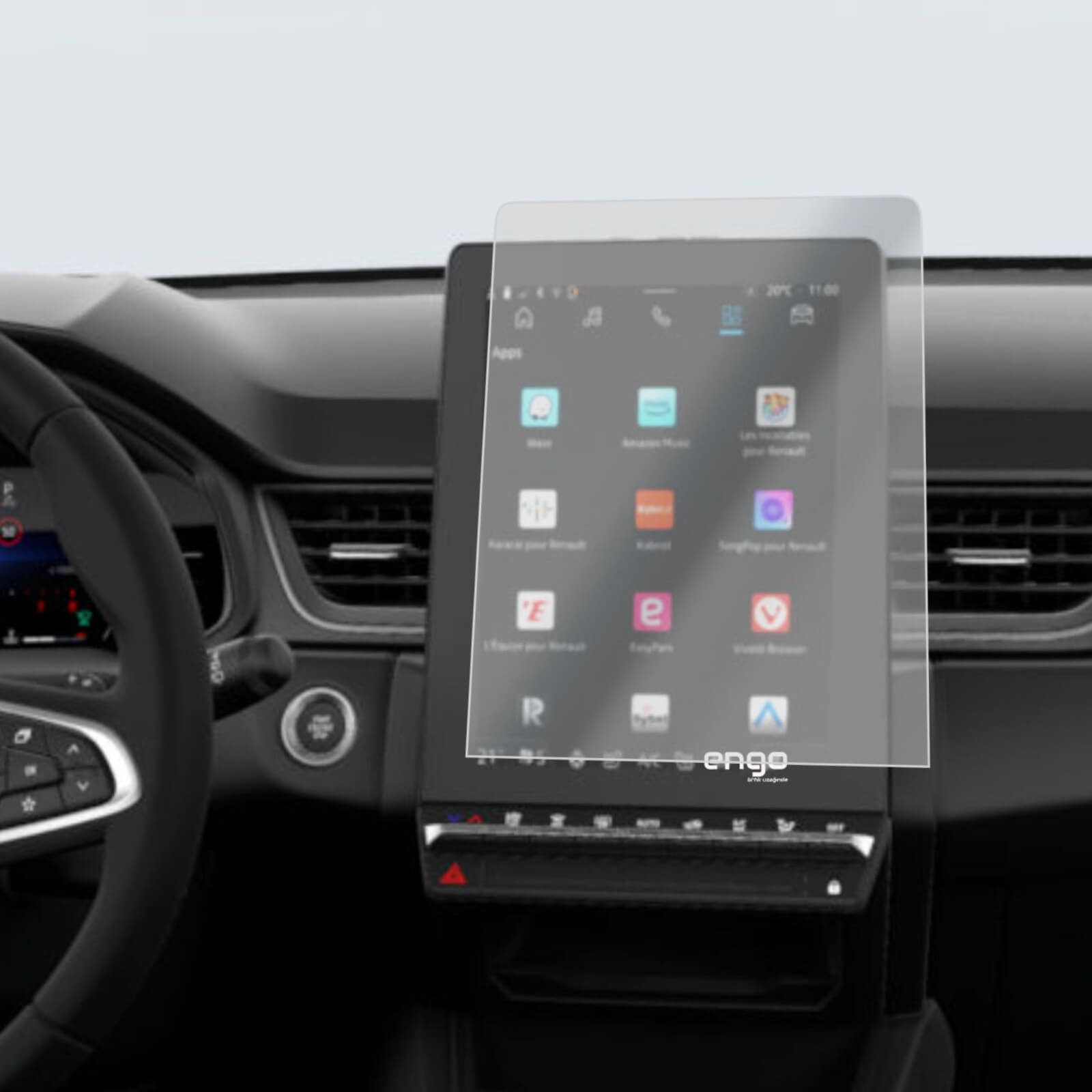 Renault Captur Mat Ekran Koruyucu 10.4 OpenR Link Multimedya
