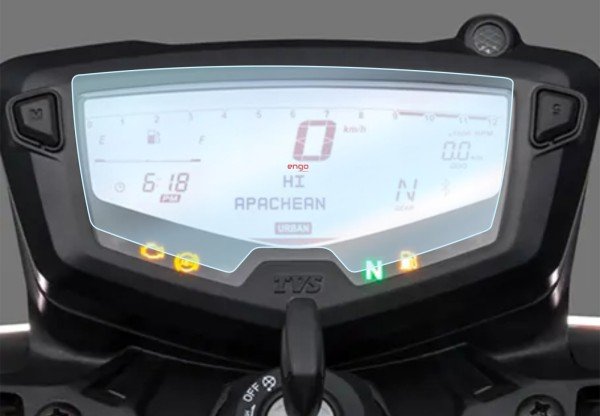 TVS Apache RTR 200 Ekran Koruyucu Dijital Gösterge KM Ekranı