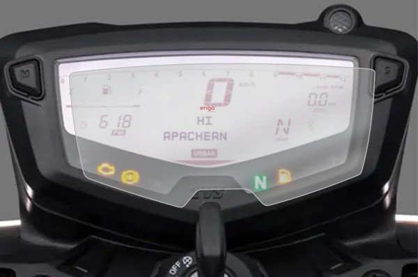 TVS Apache RTR 200 Mat Ekran Koruyucu Dijital Gösterge